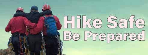Hike Safe, Be Prepared