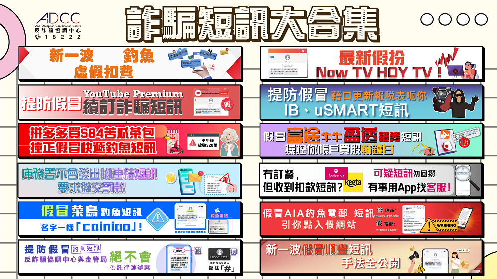 「Latest Scam Alerts」Compilation of Fraudulent SMSs